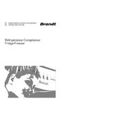 Brandt DZN4210S Refrigerator manual cover