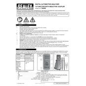 Sealey TA202 Analyser manual cover