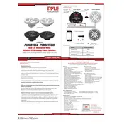 Pyle PLMRBT65B Speaker manual cover