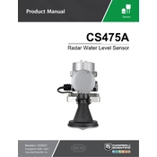 Campbell Scientific CS475A Sensor manual cover