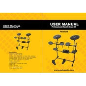 Pyle PED02M Drum Kit manual cover