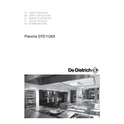 De Dietrich DTE1128X Grill manual cover