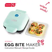 Dash DBBM400 Egg Bite Maker manual cover