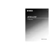 Yamaha HTR-6180 Receiver manual cover