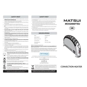 Matsui MCH2000FTEU manual cover