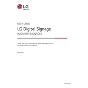 LG 86TR3BF-B.AUSQ Signage manual cover