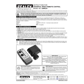 Sealey UWRC01 Remote Control manual cover