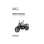 BMW R nineT Scrambler 2020 Motorcycle manual cover