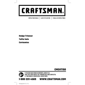 Craftsman CMEHT150 Mower manual cover