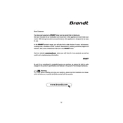 Brandt VAP8831E Dryer manual cover