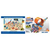 Hot Wheels Mattel Track Builder Race Crate Bundle GFV68 Toy manual cover