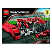 LEGO Racers 8155 Construction Set manual cover