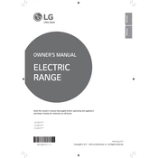 LG LSE4615ST LSE4615ST.BSTLLGA Range manual cover