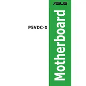 ASUS P5VDC-X Motherboard manual cover