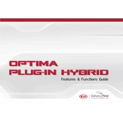 Kia Optima PHEV Plug-In Hybrid 2017 Sedan manual cover