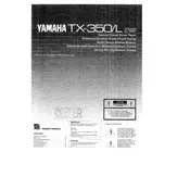 Yamaha TX-350L Tuner manual cover