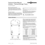 Viessmann Vitoflex Thermal Storage Tank manual cover