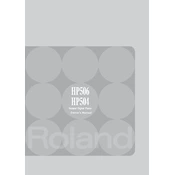 Roland HP506 manual cover