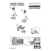 Metabo 316053500 Grinder manual cover