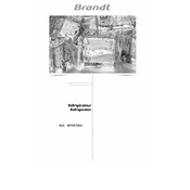 Brandt BFM870NX Refrigerator manual cover