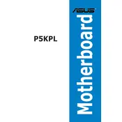 ASUS P5KPL Motherboard manual cover