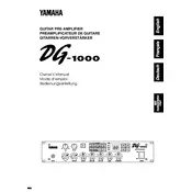 Yamaha DG-1000 Amplifier manual cover