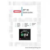 Simrad AP44 Autopilot System manual cover