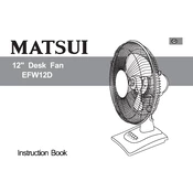 Matsui EFW12D manual cover