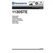 Husqvarna 1130 STE 96191000400 Lawn Mower manual cover