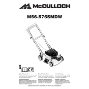 McCulloch M56-575SMDW manual cover