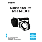 Canon Macro Ring Lite MR-14EX II manual cover