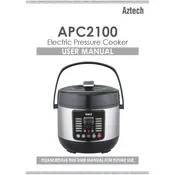 Aztech APC2100 Pressure Cooker manual cover