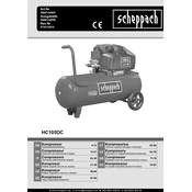 Scheppach HC105DC 5906134901 Compressor manual cover