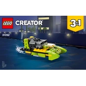 LEGO 31092-2 Construction Set manual cover