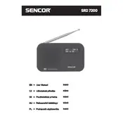 Sencor SRD 7200 Radio manual cover