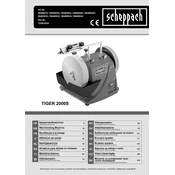 Scheppach TIGER 2000S 89490916 Angle Grinder manual cover