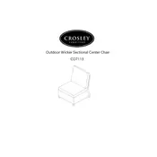 Crosley CO7113 Chair manual cover