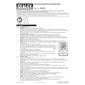 Sealey SAC04 Air Cooler manual cover