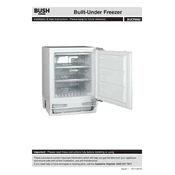 Bush BUCF6082 4871675 Freezer manual cover