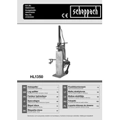 Scheppach HL1350 5905416902 Log Splitter manual cover