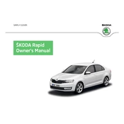 Škoda Rapid 2012 Car manual cover