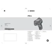 Bosch PTD 1 Detector manual cover