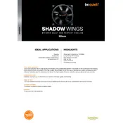 be quiet! Shadow Wings 92mm Mid-Speed Fan manual cover