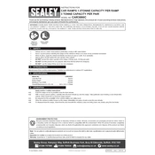 Sealey CAR3000C Ramp manual cover