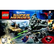 LEGO Super Heroes 76003-3 Construction Set manual cover