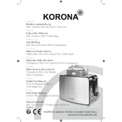 Korona 21250 Toaster manual cover