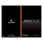 Acura MDX Base 2013 SUV manual cover