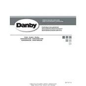 Danby DDR030BBCWDB Dehumidifier manual cover