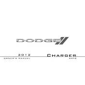 Dodge Charger 2012 Sedan manual cover