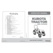 Kubota B3150 Tractor manual cover